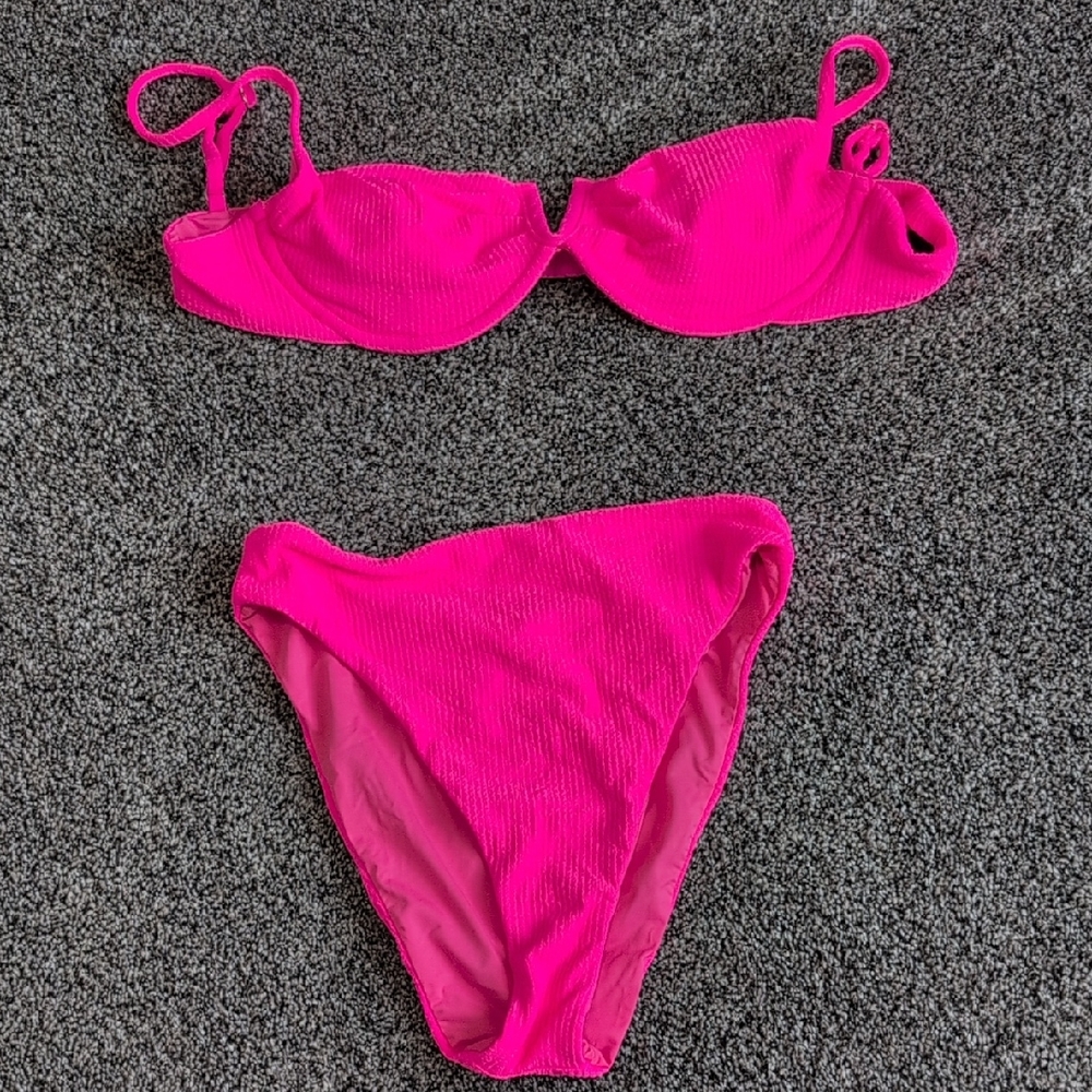 Vibrant Pink Bikini Set